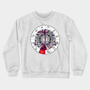 Libra star sign, zodiac sign horoscope Crewneck Sweatshirt